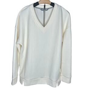 Marc New York by Andrew Marc women's V-neck long sleeve pullover size large